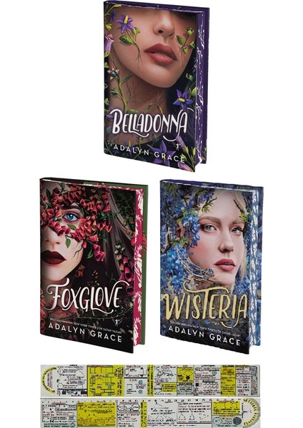 Belladonna Serisi 3 Kitap Set . Foxglove . Wisteria - Adalyn Grace