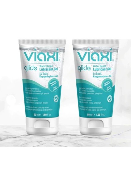 Glide Su Bazlı Jel Sade 50 ml 2'li