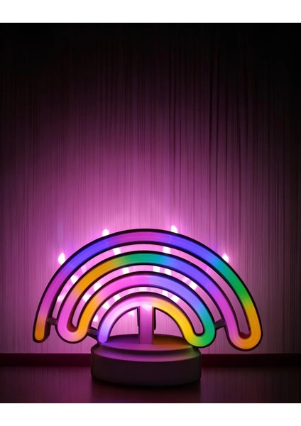 Unicorn Neon Dekoratif Gece Lambası