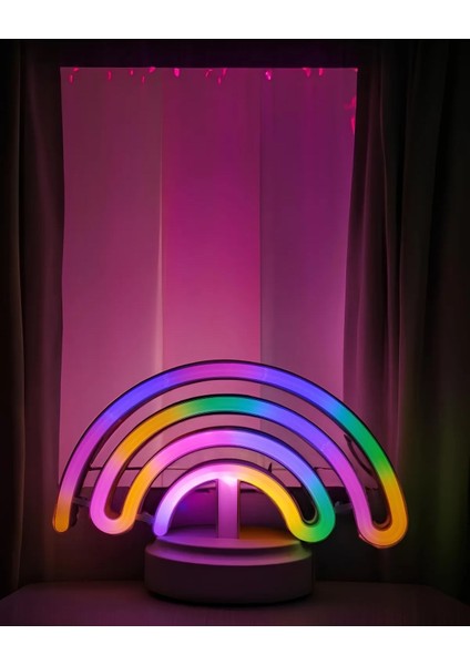 Unicorn Neon Dekoratif Gece Lambası