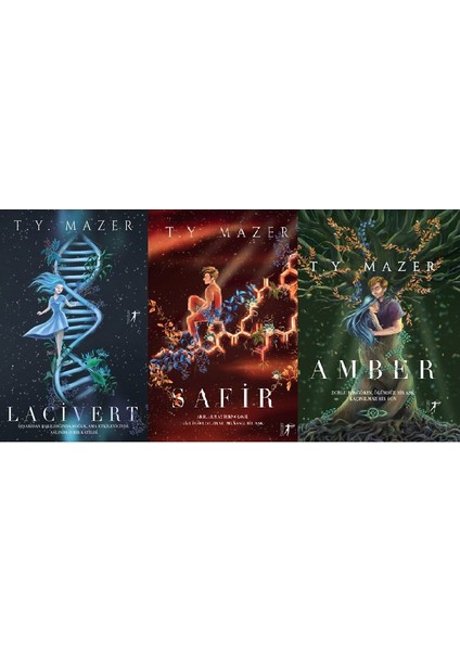 Lacivert Serisi:lacivert, Safir, Amber - Ciltli - T. Y. Mazer