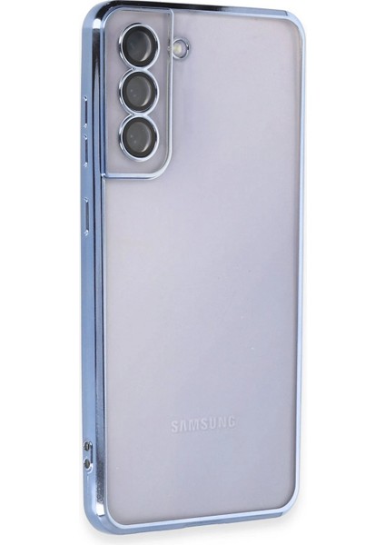 Samsung Galaxy S21 Fe Kılıf Razer Lensli Silikon - Açık Mavi Dpmah fiyatları