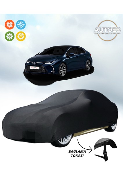 Toyota Corolla Vision Araba Brandası, Oto Branda Alttan Bağlantı Tokalı Siyah