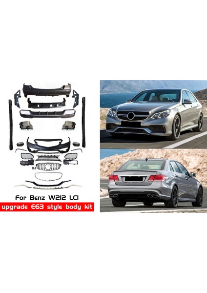 Mercedes W212 E63 Amg Bodykit Tampon Tam Dolu/eksiksiz Body Kit Seti