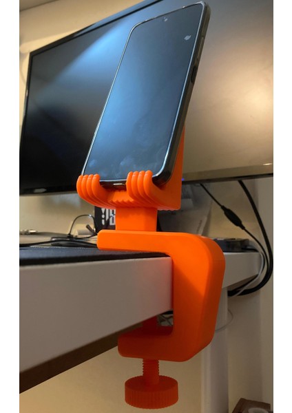 360° Döner Başlıklı Masa Kenarı Telefon & Tablet Standı fırsatları
