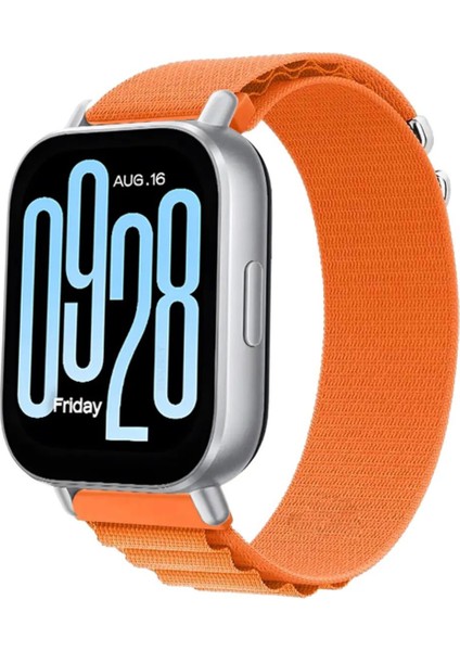 Redmi Watch 5 Active / Redmi 5 Lite Uyumlu Alpine Tasarım Ayarlanabilir Metal Toka Kumaş Kordon