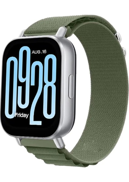 Redmi Watch 5 Active / Redmi 5 Lite Uyumlu Alpine Tasarım Ayarlanabilir Metal Toka Kumaş Kordon