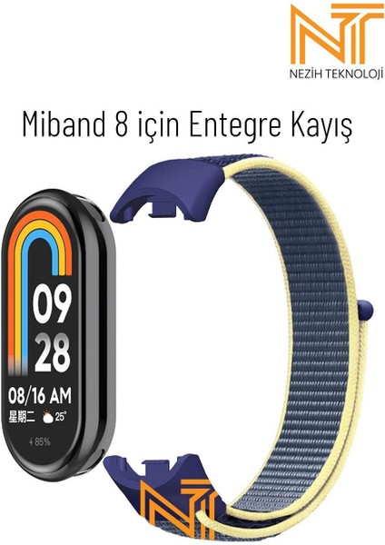 Xiaomi Mi Band 8 / 9 / 10 Uyumlu Hasır Kumaş Tasarım Renkli Spor Kordon / Kayış fırsatları