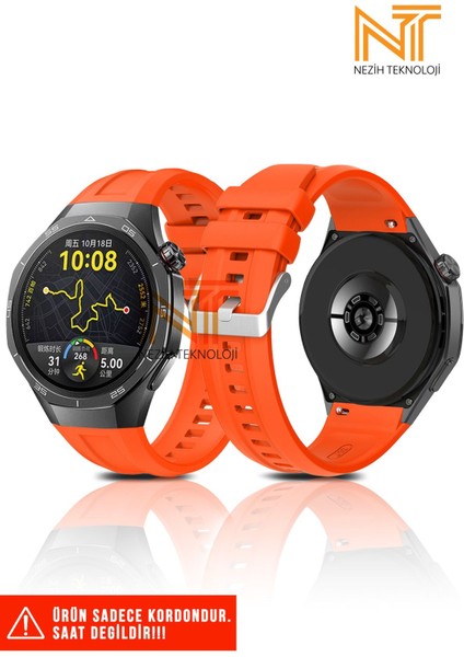 Huawei Watch 5 46MM Uyumlu Lansman Silikon Kordon