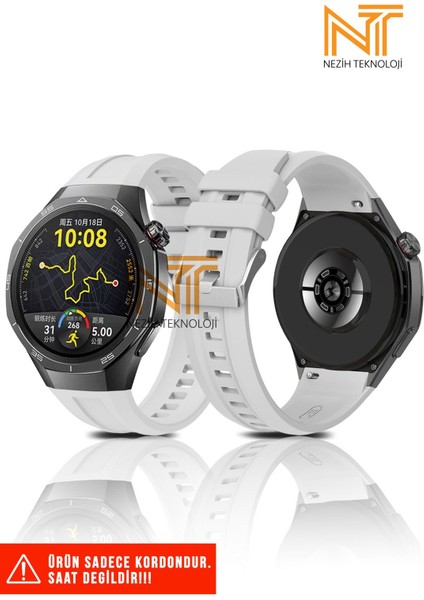 Huawei Watch 5 46MM Uyumlu Lansman Silikon Kordon