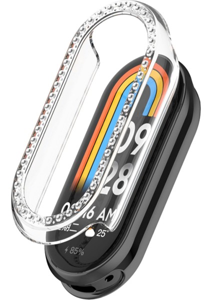 Xiaomi Mi Band 8 / Mi Band 9 Uyumlu Uyumlu 360 Derece Tam Koruma Kasa (Ekran Kısmı Açık)