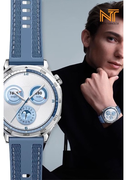 Huawei Watch Gt 5 46MM / Gt 5 Pro 46MM / Gt 4 46MM / Gt 3 Pro / Gt 2 Pro Uyumlu Kompozit Lansman Silikon Kordon fırsatları