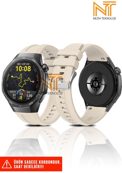 Huawei Watch Gt 5 Pro 46MM Uyumlu Lansman Silikon Kordon