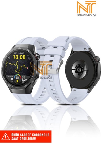 Huawei Watch 5 46MM Uyumlu Lansman Silikon Kordon