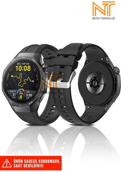 Huawei Watch Gt 5 Pro 46MM Uyumlu Lansman Silikon Kordon