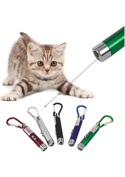 Iki Aşamalı Kedi Lazer Oyuncak Anahtarlık, Eğlenceli ve Şık Tasarım (1 Adet) fiyatları