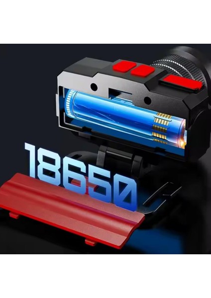 Şarj Edilebilir Kafa Lambası - Wison - 1500 Lümen - 15 Watt