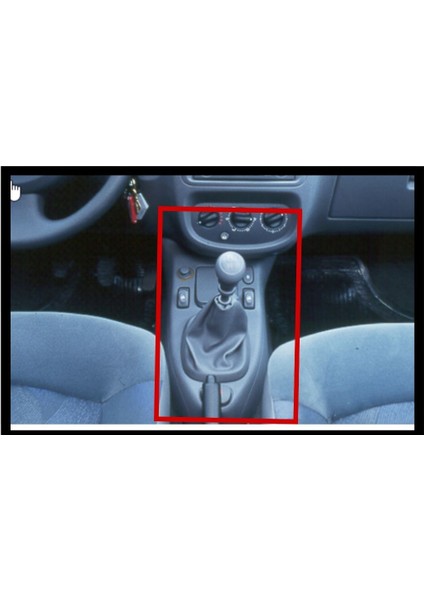 Renault Clio & Symbol 2001-2008 Gri Vites Konsolu Küllüklü modelleri