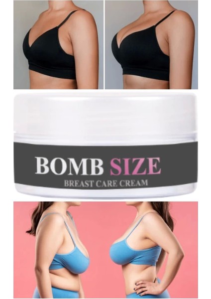 Bombsize Kadınlara Sımsıkı ve Daha Belirgin Daha Iri Göğüslere Sahipleten Geliştirici Krem 50 ml