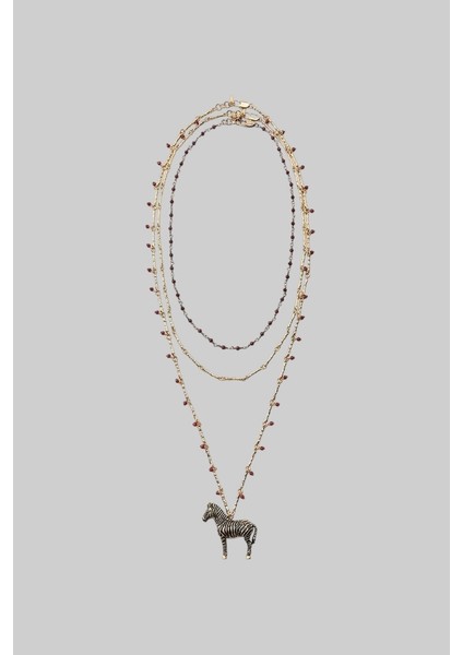 Çoklu Zebra Uçlu Kolye fiyatları