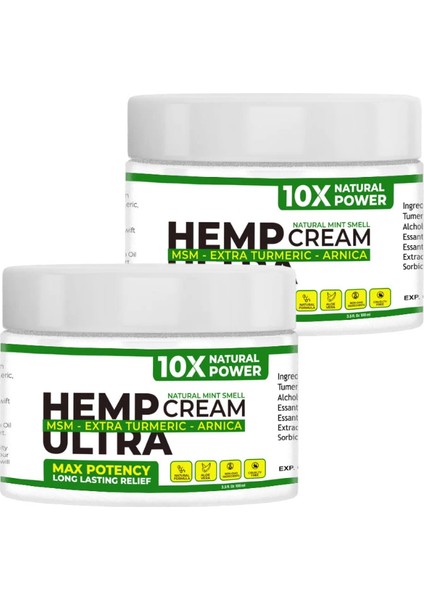 Louise Beauty / Hemp Cream Ultra - 2 Adet 100 Ml: Ağrılarınıza Maksimum Potansiyelli Krem
