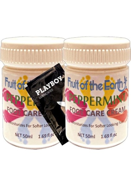Peppermint 2li Adet Olarak Ayak ve Koku Bakım Kremi 50 ml + 1 Hediye Jel