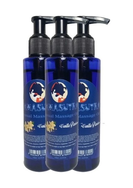 Vanilya Aromalı Masaj Yağı Pure Edible Vanilla 3 Adet