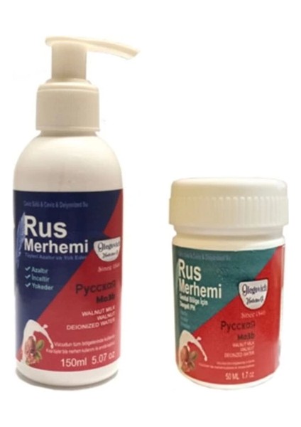 Olegovic Medicine Rus Merhemi Tüy Dökücü Azaltıcı Krem Merhem 150 ml 1 Ad + Rus Merhemi Genital Böl - 000031KI fiyatları