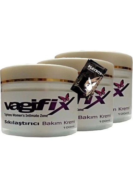 Vagifix 100 ml 3x Adet Kadınlara Özel Pres Kremi + 1 Adet Jel Hediye