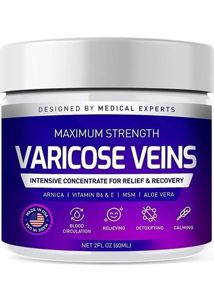 Maximum Strength Varicose Veins Krem 100 ml 1 Adt