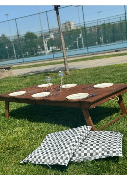 Livingstore Kamp Balkon ve Yemek Masası Özel Tasarım Masa –2 Kademe AYAKLI–KATLANABILIR–55X110 cm modelleri