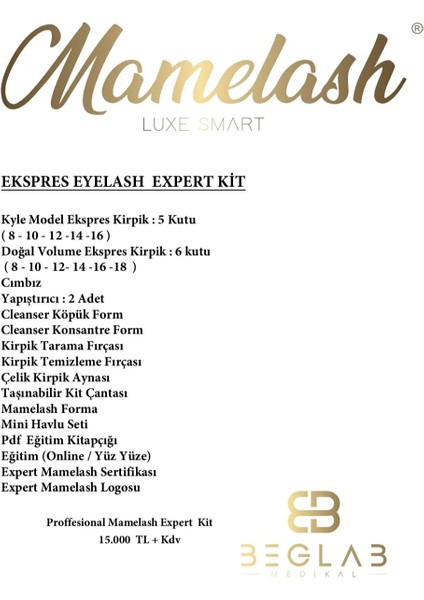 Mamelash Expert Kit fiyatları