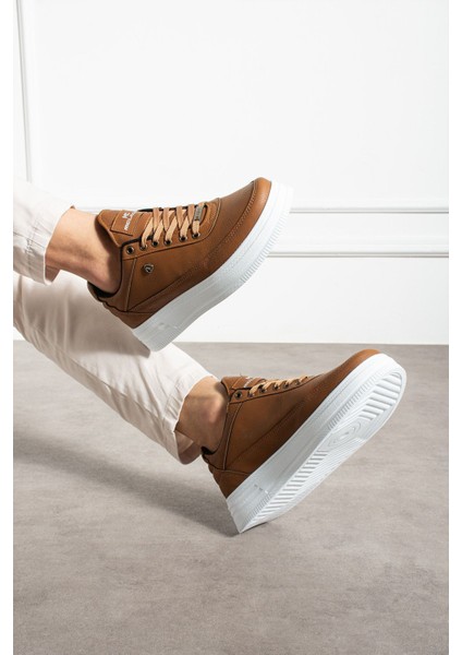 Erkek Sneaker Günlük Spor Ayakkabı Yüksek Taban Taba- Rahat Tasarım X7