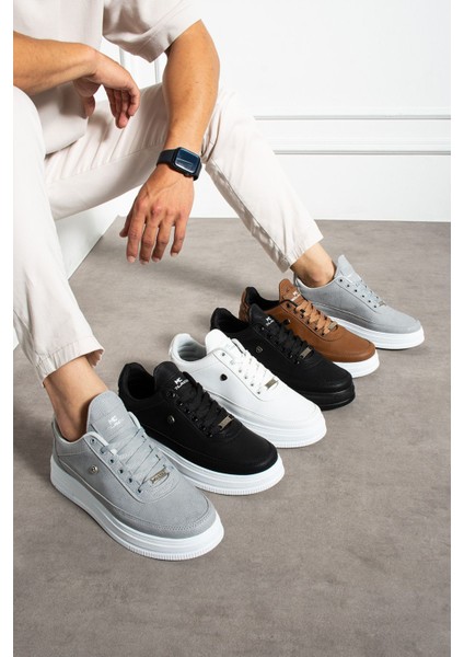 Erkek Sneaker Günlük Spor Ayakkabı Yüksek Taban Taba- Rahat Tasarım X7