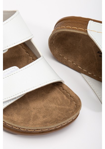 Kadın Esnek Yumuşak Ayarlanabilir Cırtlı Slide Rahat Comfort Anatomik Terlik