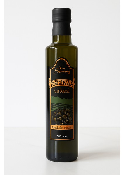 Enginar Sirkesi 500 ml | Doğal – Filtre Edilmiş – Fermente – Katkı Koruyucu İçermez