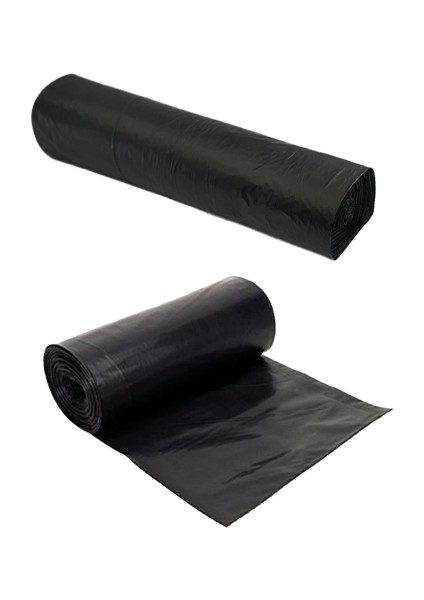 75x90 Battal Çöp Torbasi 300 Gr Si̇yah Koli̇ 20 Rulo