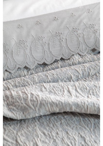 Çift Kişilik Yatak Örtüsü Nevresim Set Toledo Grı - Yatak Ortusu fiyatları