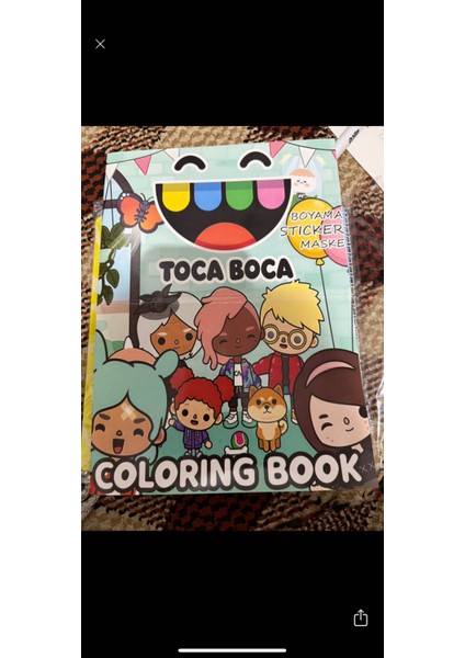 Boyama Kitabı(Maske ve Sticker Hediyeli)1 Adet