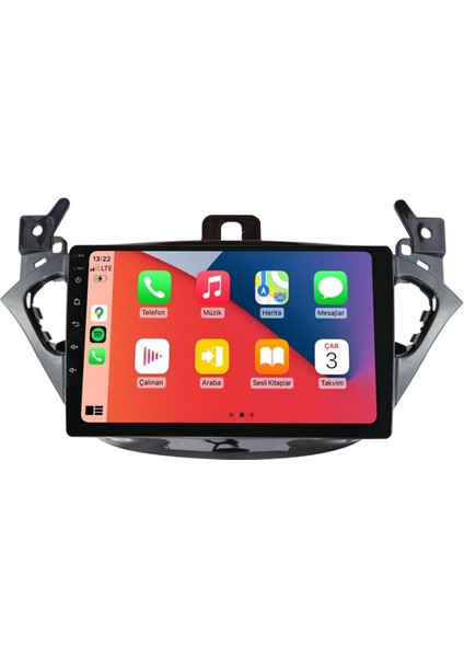 CRT-664 QLED Ekran Opel Corsa E 6 GB Ram 64 GB Hafıza Carplay Android Multimedya Teyp