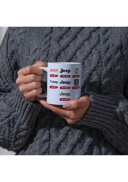 Jeep Logo Tarihçesi Baskı Kupa Bardak fırsatları