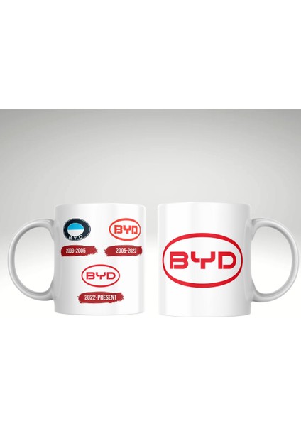 Byd Logo Tarihçesi Baskı Kupa Bardak