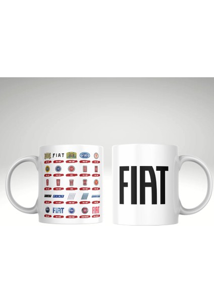 Fiat Logo Tarihçesi Baskı Kupa Bardak