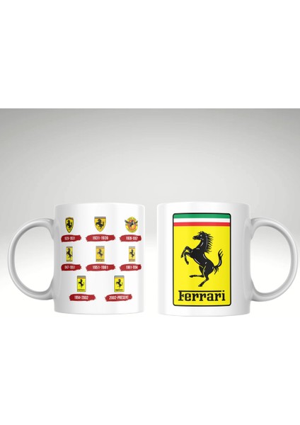 Ferrari Logo Tarihçesi Baskı Kupa Bardak