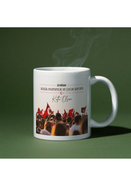 23 Nisan Ulusal Egemenlik ve Çocuk Bayramı 2 Baskı Kupa Bardak