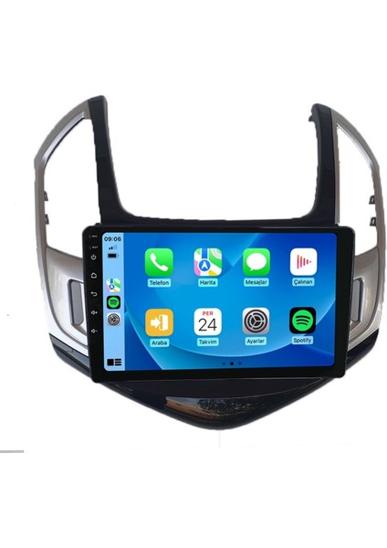 CRT-828 Serisi Chevrolet Cruze 2014-2015 8gb Ram 128GB Hafıza Carplay Android Multimedya Teyp