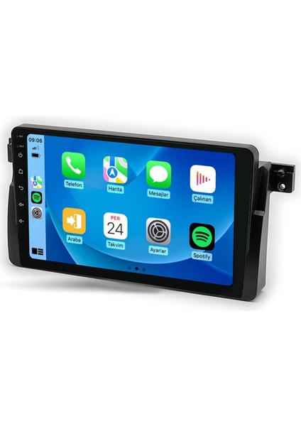 CRT-828 Serisi Bmw E46 1998-2006 8gb Ram 128GB Hafıza Carplay Android Multimedya Teyp