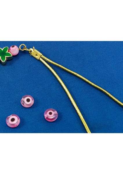 Küçük, Toz Pembe Lotus Çiçekli Kiraz Araba Dikiz Ayna Süsü, Yeni Araba Hediyesi