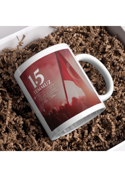 15 Temmuz Demokrasi ve Millî Birlik Günü Baskı Kupa Bardak fırsatları