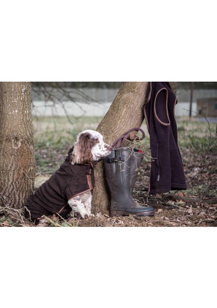 Köpek Bornozu The Country Collection Mud
